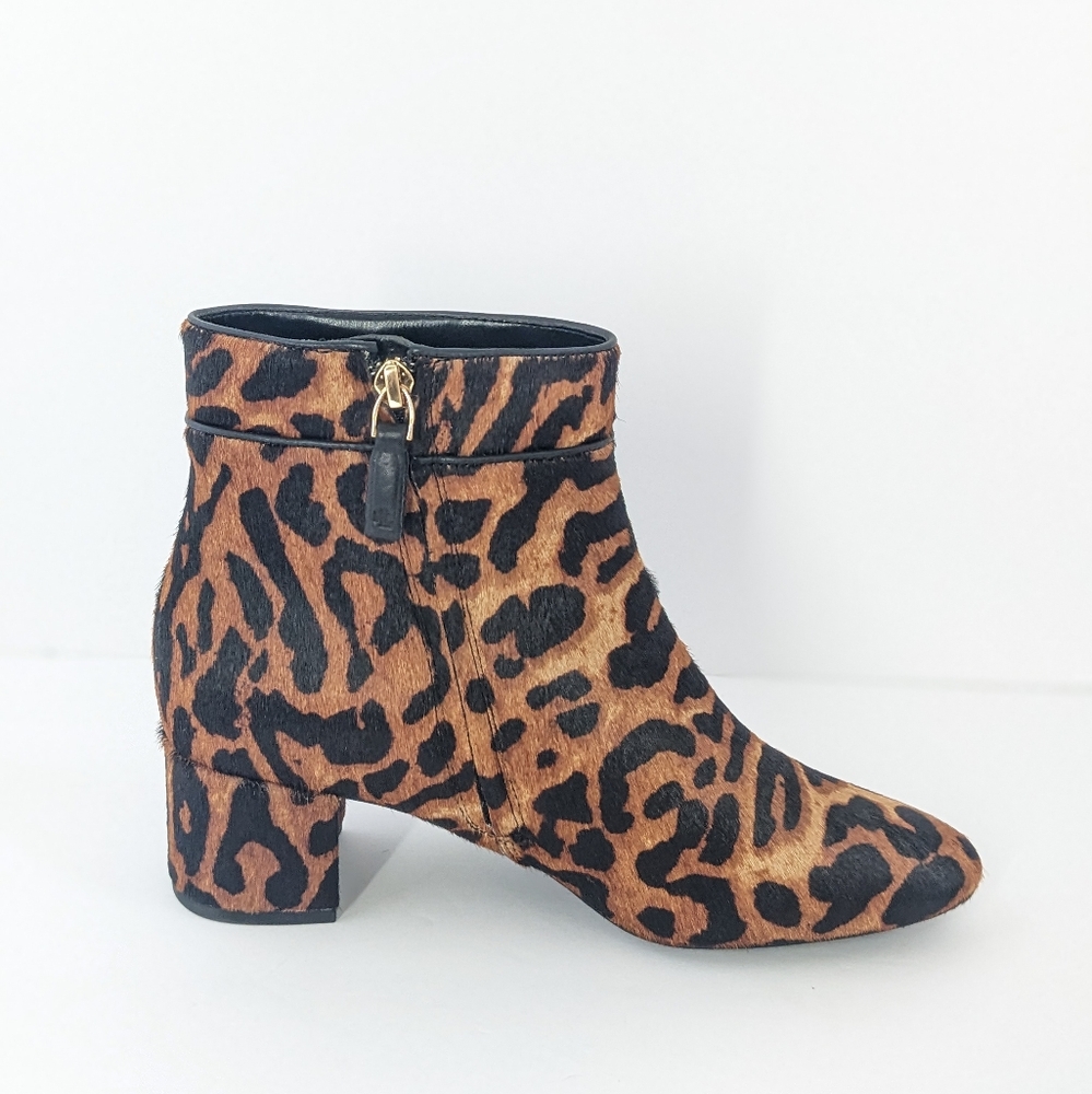 NWOT Lauren Ralph Lauren Leopard Ankle Boots - Picture 11 of 16